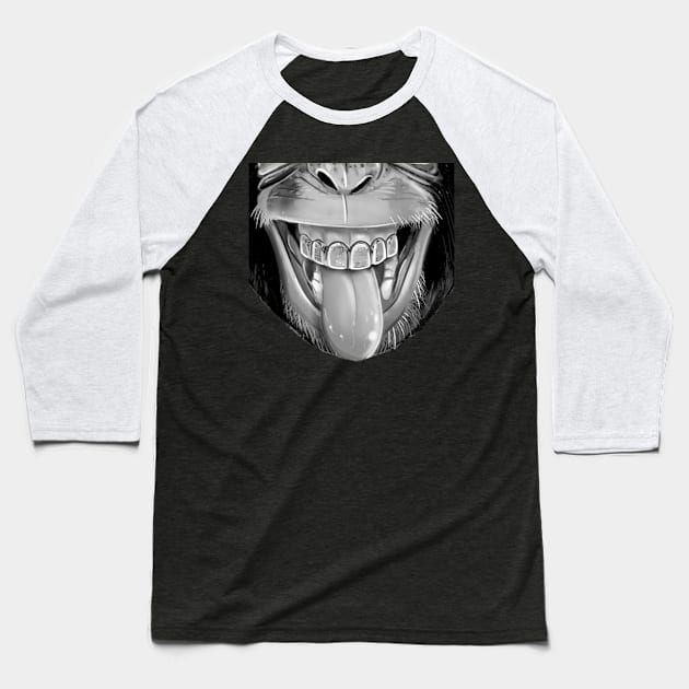 Monkey Mouth Baseball T-Shirt by CocoBayWinning 